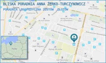 PORADNIA LOGOPEDYCZNA ZŁOTÓW - BLISKA PORADNIA ANNA ŻERKO-TURCZYNOWICZ - NORWIDA 8,  ZŁOTÓW