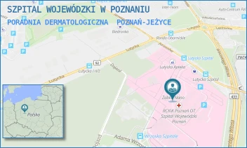 PORADNIA DERMATOLOGICZNA - SZPITAL WOJEWÓDZKI W POZNANIU - JURASZÓW 7-19,  POZNAŃ-JEŻYCE