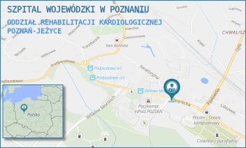ODDZIAŁ REHABILITACJI KARDIOLOGICZNEJ - SZPITAL WOJEWÓDZKI W POZNANIU - SANATORYJNA 2,  POZNAŃ-JEŻYCE