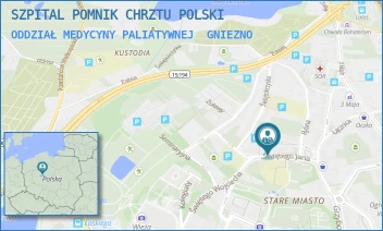 ODDZIAŁ MEDYCYNY PALIATYWNEJ - SZPITAL POMNIK CHRZTU POLSKI - ŚW. JANA 9,  GNIEZNO