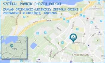 ZAKŁAD OPIEKUŃCZO-LECZNICZY ZESPOŁU OPIEKI ZDROWOTNEJ W GNIEŹNIE - SZPITAL POMNIK CHRZTU POLSKI - ŚW. JANA 9,  GNIEZNO