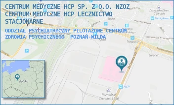 ODDZIAŁ PSYCHIATRYCZNY PILOTAŻOWE CENTRUM ZDROWIA PSYCHICZNEGO - CENTRUM MEDYCZNE HCP SPÓŁKA Z O.O. NZOZ CENTRUM MEDYCZNE HCP LECZNICTWO AMBULATORYJNE - 28 CZERWCA 1956 194,  POZNAŃ-WILDA
