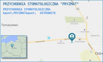 PRZYCHODNIA STOMATOLOGICZNA "PRYZMAT" - PRZYCHODNIA STOMATOLOGICZNA "PRYZMAT" - ZACHODNIA 7,  OSTROWITE
