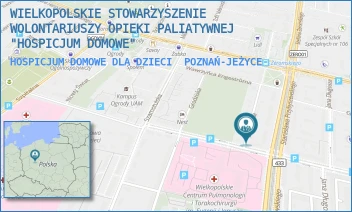 HOSPICJUM DOMOWE DLA DZIECI - WIELKOPOLSKIE STOWARZYSZENIE WOLONTARIUSZY OPIEKI PALIATYWNEJ "HOSPICJUM DOMOWE" - BEDNARSKA 4,  POZNAŃ-JEŻYCE