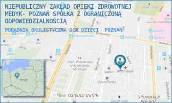 PORADNIA OKULISTYCZNA DLA DZIECI - NIEPUBLICZNY ZAKŁAD OPIEKI ZDROWOTNEJ MEDYK- POZNAŃ SPÓŁKA Z OGRANICZONĄ ODPOWIEDZIALNOŚCIĄ - ŚWIT 47,  POZNAŃ