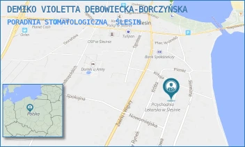 PORADNIA STOMATOLOGICZNA - DEMIKO VIOLETTA DĘBOWIECKA-BORCZYŃSKA - TARGOWA 23,  ŚLESIN