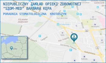 PORADNIA STOMATOLOGICZNA - NIEPUBLICZNY ZAKŁAD OPIEKI ZDROWOTNEJ "STOM-MED" BARBARA KĘPA - KOBYLIŃSKA 4C/1,  KROTOSZYN