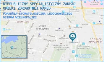 PORADNIA STOMATOLOGICZNA LEDÓCHOWSKIEGO - NIEPUBLICZNY SPECJALISTYCZNY ZAKŁAD OPIEKI ZDROWOTNEJ WAMED - LEDÓCHOWSKIEGO 5,  OSTRÓW WIELKOPOLSKI
