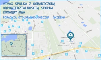 PORADNIA OTOLARYNGOLOGICZNA - CENTRUM MEDYCZNE VIVAX SPÓŁKA Z OGRANICZONĄ ODPOWIEDZIALNOŚCIĄ - PODKOMORSKA 4,  GNIEZNO