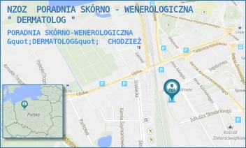PORADNIA SKÓRNO-WENEROLOGICZNA "DERMATOLOG" - NZOZ  PORADNIA SKÓRNO - WENEROLOGICZNA " DERMATOLOG " - JAGIELLOŃSKA 15,  CHODZIEŻ