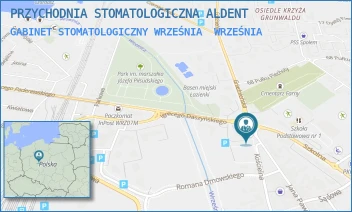 GABINET STOMATOLOGICZNY WRZEŚNIA - PRZYCHODNIA STOMATOLOGICZNA ALDENT - KOŚCIELNA 13,  WRZEŚNIA
