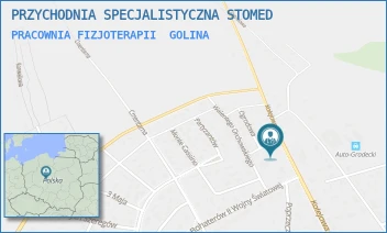PRACOWNIA FIZJOTERAPII - PRYWATNA PRAKTYKA STOMATOLOGICZNA TOMASZ NOWAK - KOLEJOWA 25A,  GOLINA
