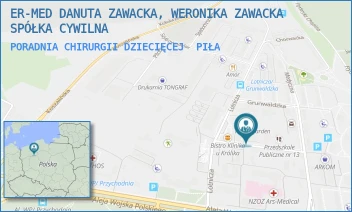 PORADNIA CHIRURGII DZIECIĘCEJ - ER-MED DANUTA ZAWACKA, WERONIKA ZAWACKA-DZIUBIŃSKA SPÓŁKA CYWILNA - KRASZEWSKIEGO 4,  PIŁA