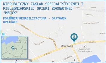 PORADNIA REHABILITACYJNA - OPATÓWEK - NIEPUBLICZNY ZAKŁAD SPECJALISTYCZNEJ I PIELĘGNIARSKIEJ OPIEKI ZDROWOTNEJ "MEDYK" - WOLNOŚCI 6,  OPATÓWEK