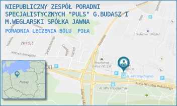 PORADNIA LECZENIA BÓLU - NIEPUBLICZNY ZESPÓŁ PORADNI SPECJALISTYCZNYCH "PULS" G.BUDASZ I M.WEGLARSKI SPÓŁKA JAWNA - WOJSKA POLSKIEGO 49B,  PIŁA