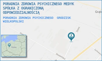 PORADNIA ZDROWIA PSYCHICZNEGO - PORADNIA ZDROWIA PSYCHICZNEGO MEDYK SPÓŁKA Z OGRANICZONĄ ODPOWIEDZIALNOŚCIĄ - ZBOŻOWA 26,  GRODZISK WIELKOPOLSKI