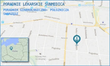 PORADNIA GINEKOLOGICZNO- POŁOZNICZA - PORADNIE LEKARSKIE SUNMEDICA - WILKOŃSKICH 16,  SWARZĘDZ