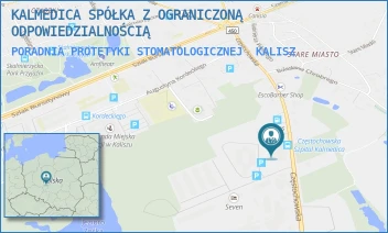 PORADNIA PROTETYKI STOMATOLOGICZNEJ - KALMEDICA SPÓŁKA Z OGRANICZONĄ ODPOWIEDZIALNOŚCIĄ - CZĘSTOCHOWSKA 71-75,  KALISZ