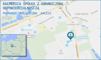PORADNIA UROLOGICZNA - KALMEDICA SPÓŁKA Z OGRANICZONĄ ODPOWIEDZIALNOŚCIĄ - CZĘSTOCHOWSKA 71-75,  KALISZ
