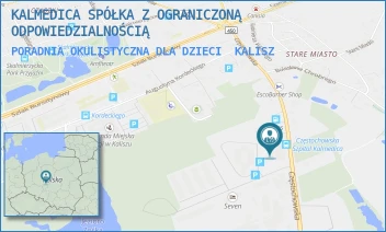 PORADNIA OKULISTYCZNA DLA DZIECI - KALMEDICA SPÓŁKA Z OGRANICZONĄ ODPOWIEDZIALNOŚCIĄ - CZĘSTOCHOWSKA 71-75,  KALISZ