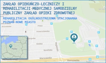 REHABILITACJA OGÓLNOUSTROJOWA STACJONARNA - ZAKŁAD OPIEKUŃCZO-LECZNICZY I REHABILITACJI MEDYCZNEJ SAMODZIELNY PUBLICZNY ZAKŁAD OPIEKI ZDROWOTNEJ - MOGILEŃSKA 42,  POZNAŃ-NOWE MIASTO
