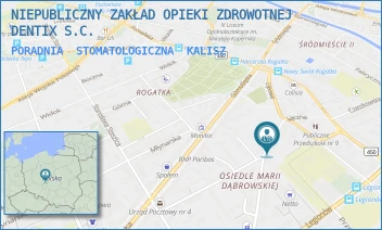 PORADNIA  STOMATOLOGICZNA - NIEPUBLICZNY ZAKŁAD OPIEKI ZDROWOTNEJ DENTIX S.C. - LIPOWA 18-22,  KALISZ