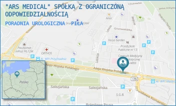 PORADNIA UROLOGICZNA - "ARS MEDICAL" SPÓŁKA Z OGRANICZONĄ ODPOWIEDZIALNOŚCIĄ - AL. WOJSKA POLSKIEGO 43/-,  PIŁA