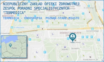 TERMEDICA - ENDOSKOPIA - NIEPUBLICZNY ZAKŁAD OPIEKI ZDROWOTNEJ ZESPÓŁ PORADNI SPECJALISTYCZNYCH "TERMEDICA" - OS. BOLESŁAWA CHROBREGO 101,  POZNAŃ-STARE MIASTO