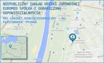 091 GABINET KARDIOCHIRURGICZNY - OS. PIASTOWSKIE - NIEPUBLICZNY ZAKŁAD OPIEKI ZDROWOTNEJ EUROMED SPÓŁKA Z OGRANICZONĄ ODPOWIEDZIALNOŚCIĄ - OS. PIASTOWSKIE 58,  POZNAŃ
