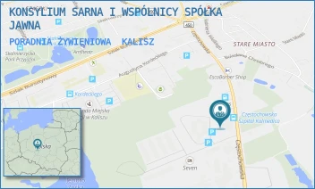 PORADNIA ŻYWIENIOWA - KONSYLIUM SARNA I WSPÓLNICY SPÓŁKA JAWNA - CZĘSTOCHOWSKA 71-75,  KALISZ