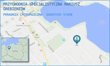 PORADNIA CHIRURGICZNA - PRZYCHODNIA SPECJALISTYCZNA MARIUSZ GREBIENIOW - 27,  GORZYCKO STARE