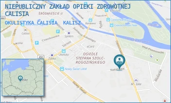 OKULISTYKA CALISIA - NIEPUBLICZNY ZAKŁAD OPIEKI ZDROWOTNEJ CALISIA - KWIATOWA 1,  KALISZ