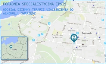 ODDZIAŁ DZIENNY TERAPII UZALEŻNIENIA OD ALKOHOLU - PORADNIA SPECJALISTYCZNA IPSIS - PIASKI 8,  SWARZĘDZ
