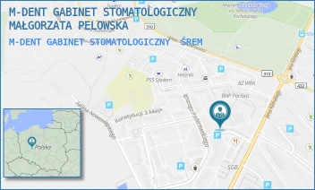 M-DENT GABINET STOMATOLOGICZNY - M-DENT GABINET STOMATOLOGICZNY MAŁGORZATA PELOWSKA - MONIUSZKI 2I,  ŚREM