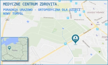 PORADNIA URAZOWO - ORTOPEDYCZNA DLA DZIECI - MEDYCZNE CENTRUM ZDROVITA - ZBĄSZYŃSKA 9,  NOWY TOMYŚL