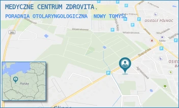 PORADNIA OTOLARYNGOLOGICZNA - MEDYCZNE CENTRUM ZDROVITA - ZBĄSZYŃSKA 9,  NOWY TOMYŚL