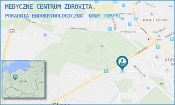 PORADNIA ENDOKRYNOLOGICZNA - MEDYCZNE CENTRUM ZDROVITA - ZBĄSZYŃSKA 9,  NOWY TOMYŚL