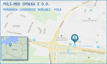 PORADNIA CHIRURGII OGÓLNEJ - PULS-MED SPOŁKA Z O.O. - WOJSKA POLSKIEGO 49B,  PIŁA