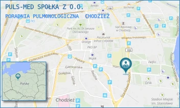PORADNIA PULMONOLOGICZNA - PULS-MED SPOŁKA Z O.O. - STASZICA 14,  CHODZIEŻ