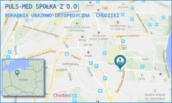 PORADNIA URAZOWO-ORTOPEDYCZNA - PULS-MED SPOŁKA Z O.O. - STASZICA 14,  CHODZIEŻ