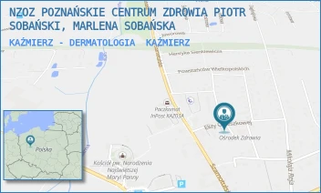 KAŹMIERZ - DERMATOLOGIA - NZOZ POZNAŃSKIE CENTRUM ZDROWIA PIOTR SOBAŃSKI, MARLENA SOBAŃSKA - ELIZY ORZESZKOWEJ 6,  KAŹMIERZ