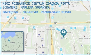 ZWYCIĘSTWA - OKULISTYKA - NZOZ POZNAŃSKIE CENTRUM ZDROWIA PIOTR SOBAŃSKI, MARLENA SOBAŃSKA - ZWYCIĘSTWA 108,  POZNAŃ-STARE MIASTO
