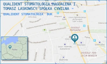 QUALIDENT STOMATOLOGIA - QUALIDENT STOMATOLOGIA MAGDALENA I TOMASZ LASKOWSCY SPÓŁKA CYWILNA - DWORCOWA 50,  BUK