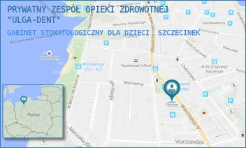 GABINET STOMATOLOGICZNY DLA DZIECI - PRYWATNY ZESPÓŁ OPIEKI ZDROWOTNEJ "ULGA-DENT" - WARCISŁAWA IV 3,  SZCZECINEK