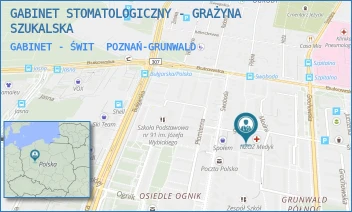 GABINET - ŚWIT - GABINET STOMATOLOGICZNY - GRAŻYNA SZUKALSKA - ŚWIT 47,  POZNAŃ-GRUNWALD