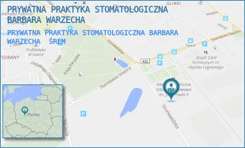 PRYWATNA PRAKTYKA STOMATOLOGICZNA BARBARA WARZECHA - PRYWATNA PRAKTYKA STOMATOLOGICZNA BARBARA WARZECHA - STASZICA 1,  ŚREM