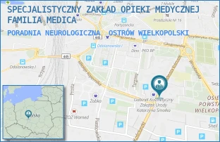 PORADNIA NEUROLOGICZNA - SPECJALISTYCZNY ZAKŁAD OPIEKI MEDYCZNEJ FAMILIA MEDICA - KOŚCIUSZKI 15,  OSTRÓW WIELKOPOLSKI