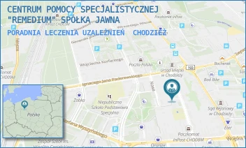 PORADNIA LECZENIA UZALEŻNIEŃ - CENTRUM POMOCY SPECJALISTYCZNEJ "REMEDIUM" SPÓŁKA JAWNA - ADAMA MICKIEWICZA 7,  CHODZIEŻ