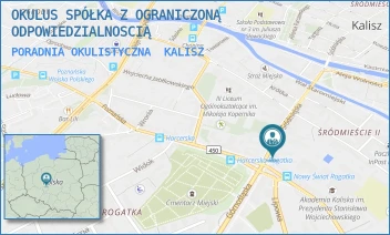 PORADNIA OKULISTYCZNA - OKULUS SPÓŁKA Z OGRANICZONĄ ODPOWIEDZIALNOSCIĄ - ŚRODMIEJSKA 34,  KALISZ