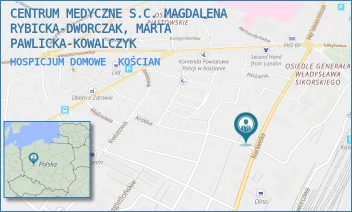 HOSPICJUM DOMOWE - CENTRUM MEDYCZNE S.C. MAGDALENA RYBICKA-DWORCZAK, MARTA PAWLICKA-KOWALCZYK - NACŁAWSKA 15,  KOŚCIAN